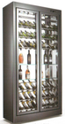 Sondergröße-Glasanzeigen-Schaukasten/Wein-Getränkekühlvorrichtung für Supermarkt